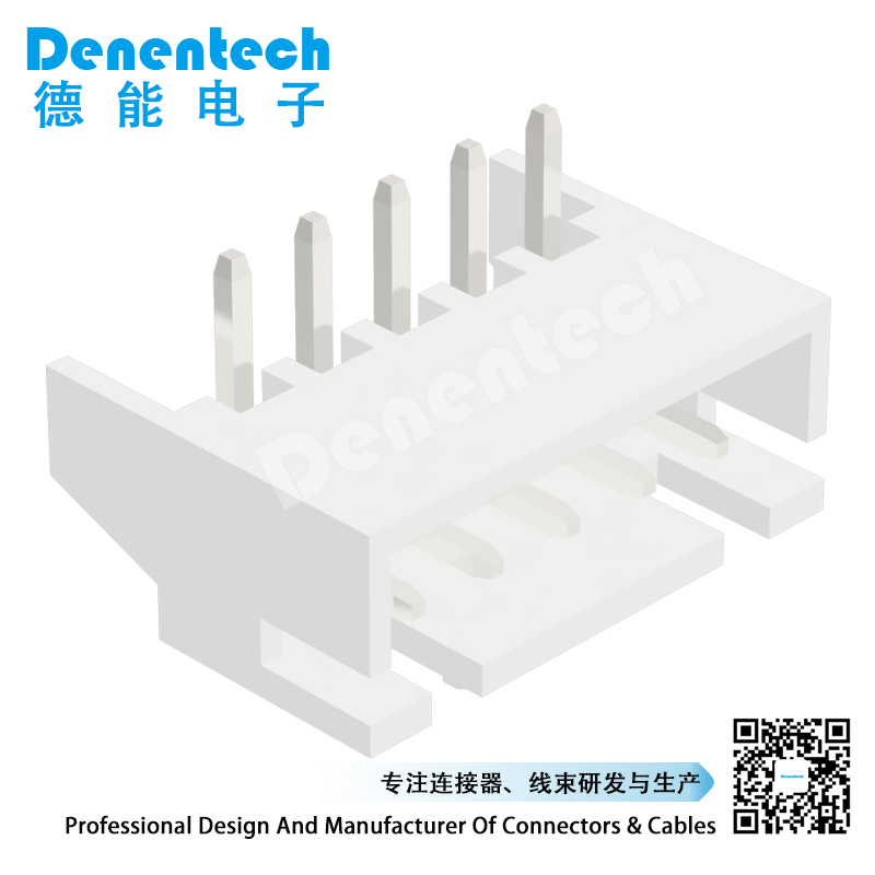 Denentech HA单排90度 2.5mmWafer 插座 接插件 针座 连接器